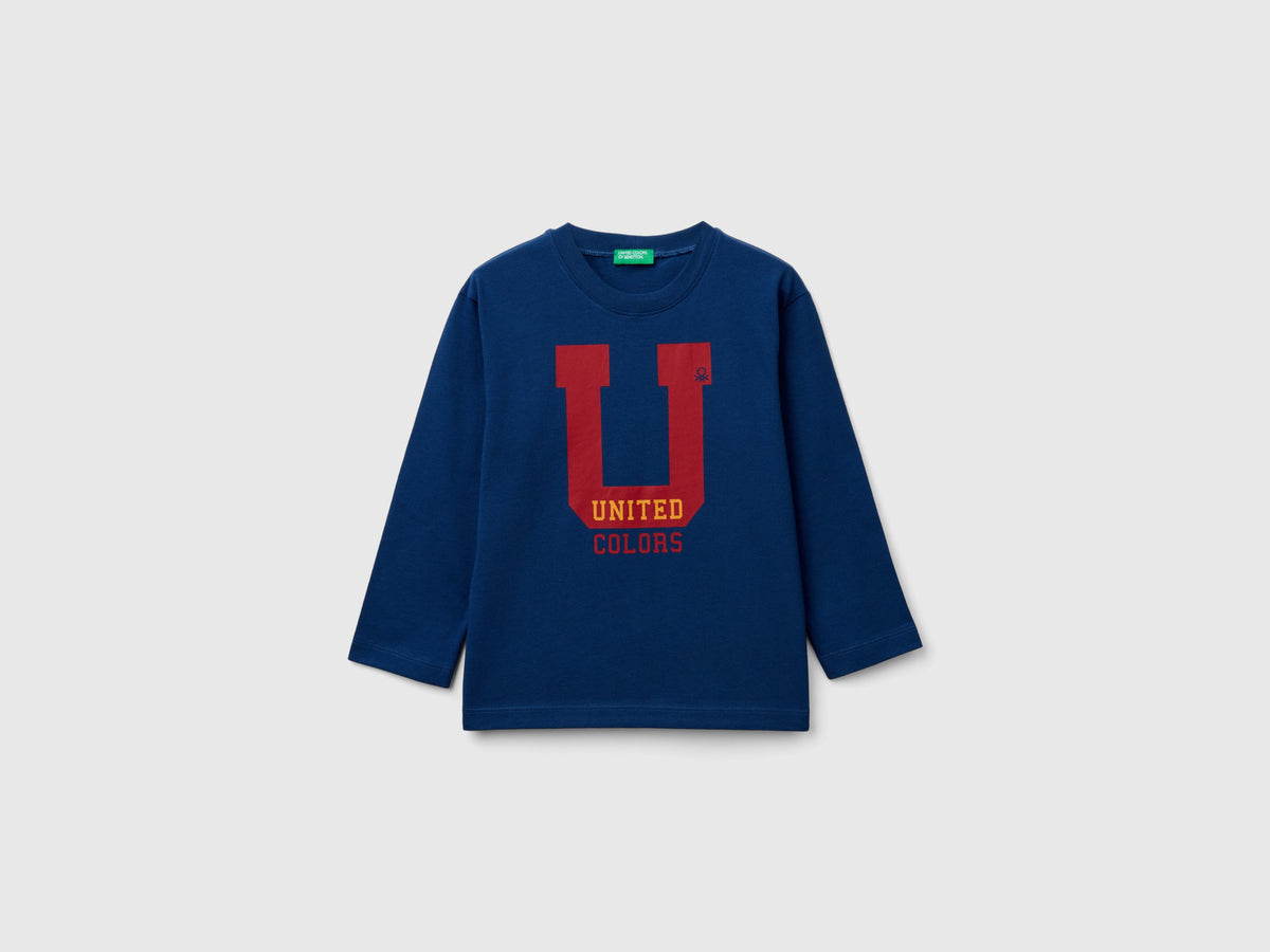 T-shirt con stampa in cotone
