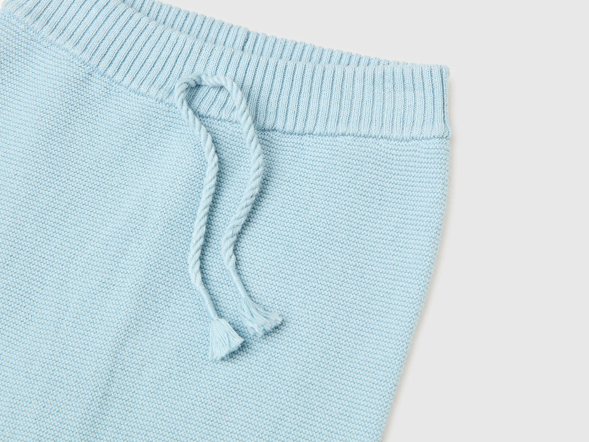 Pantaloni in maglia di cotone bio
