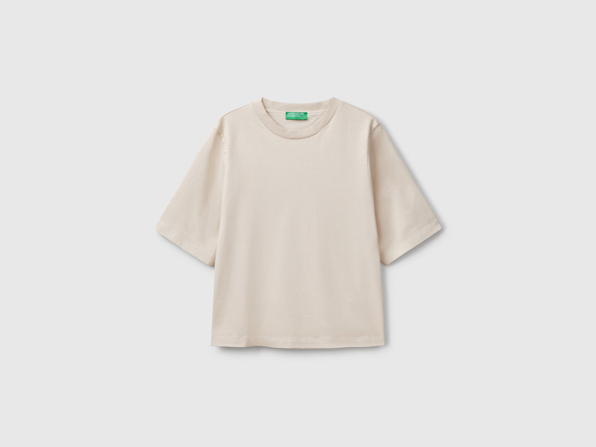 T-shirt boxy fit 100% cotone