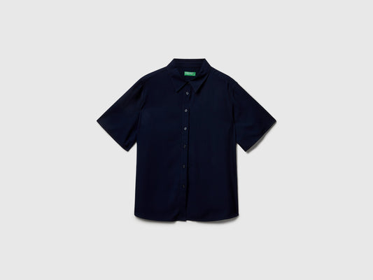 Camicia manica 3/4 in viscosa