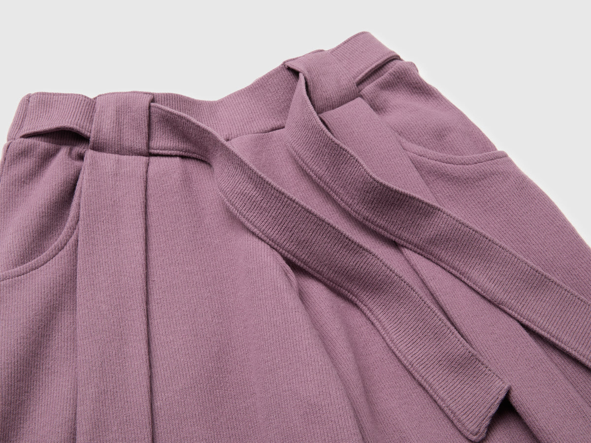 Pantaloni con fusciacca in caldo cotone