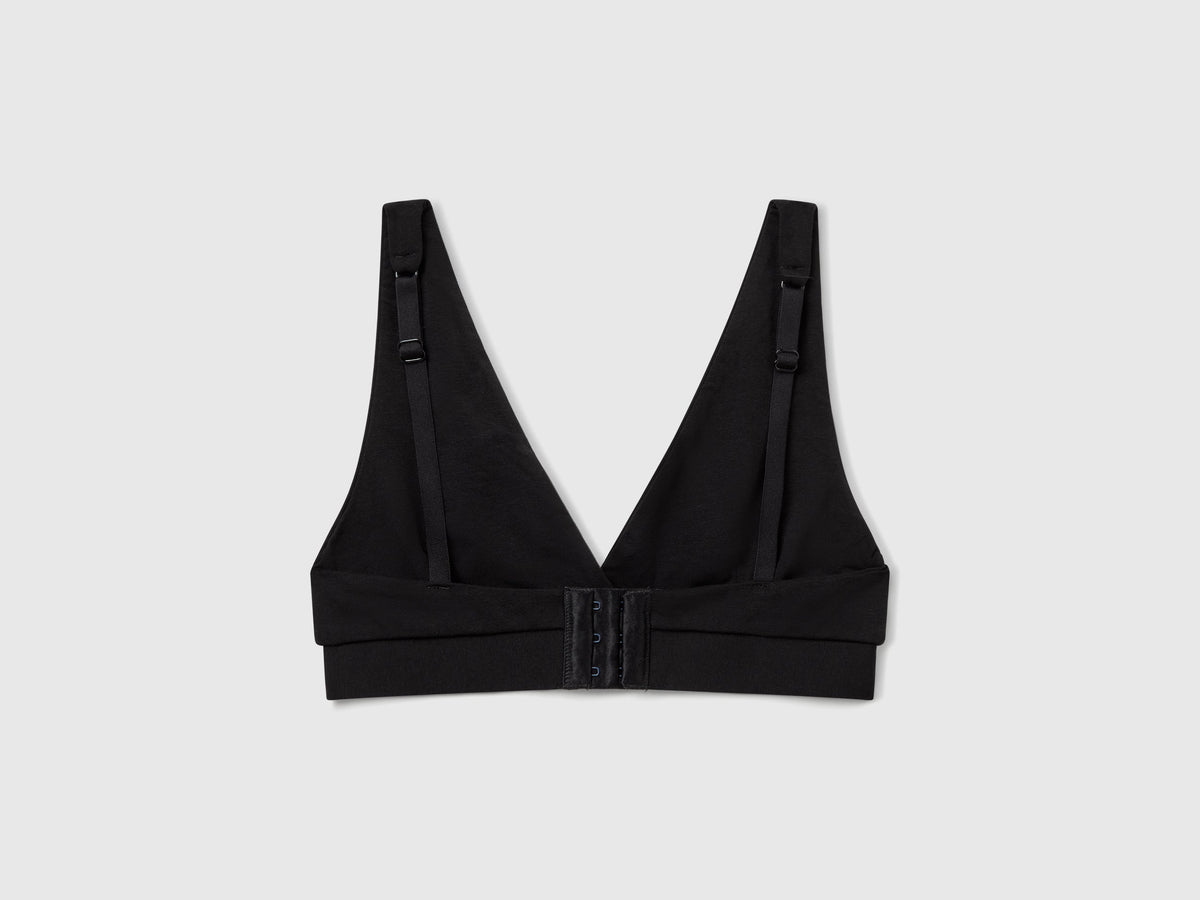 Reggiseno a triangolo in cotone stretch