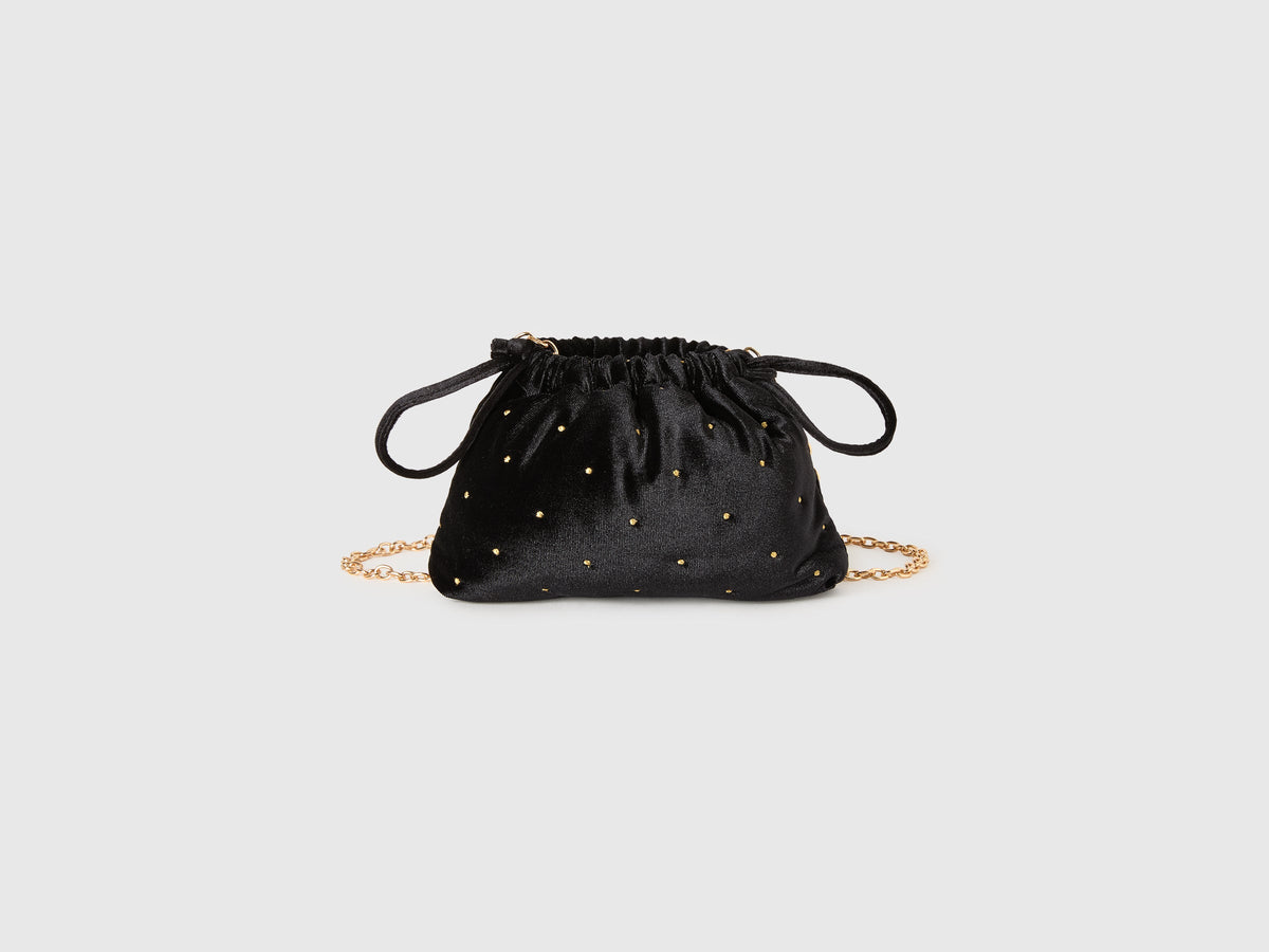Borsa in velluto con coulisse