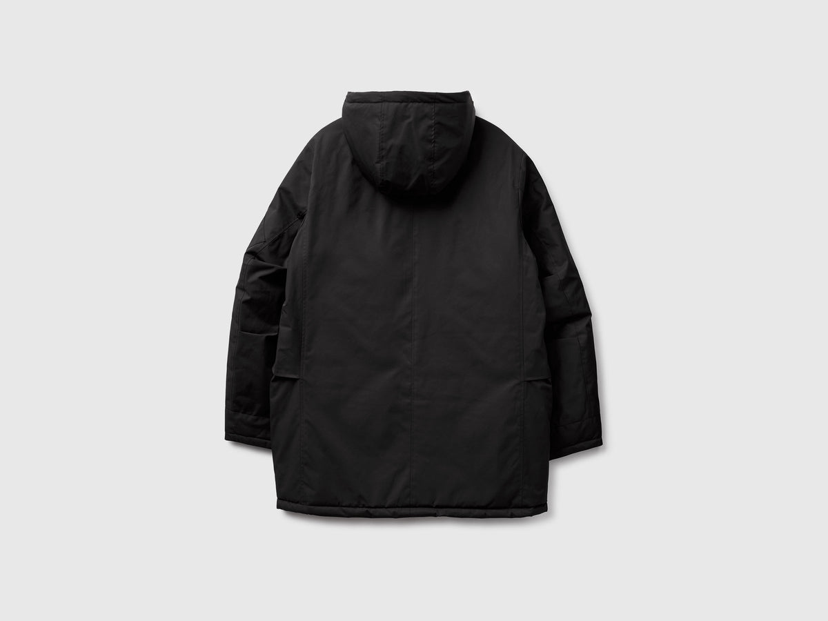 Parka imbottito in cotone e nylon