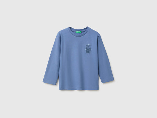 T-shirt con stampa in cotone bio