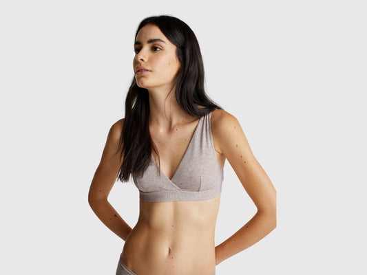 Reggiseno a triangolo in cotone stretch