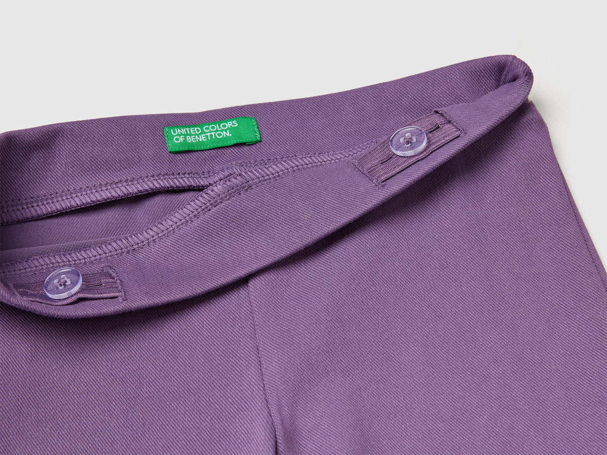 Pantaloni in cotone stretch