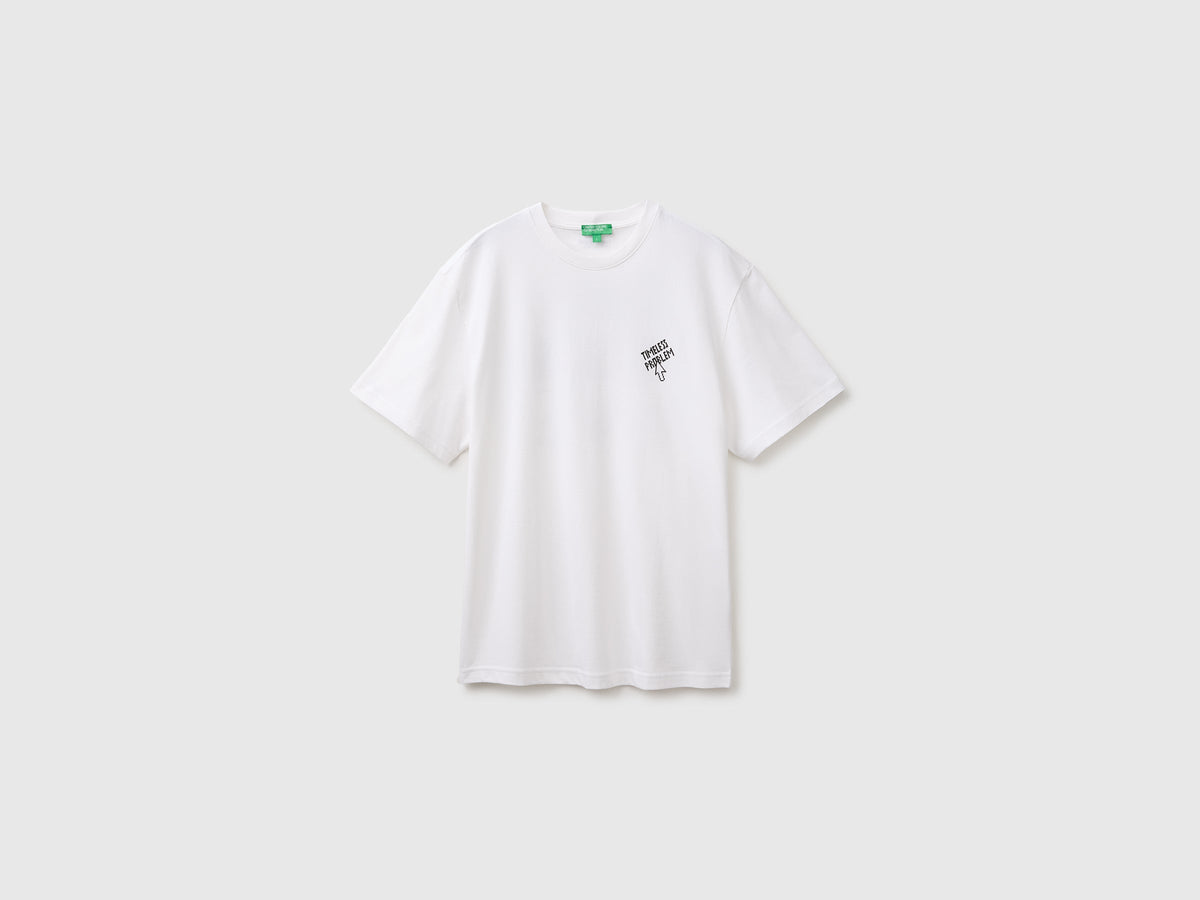 T-shirt relaxed fit con stampa