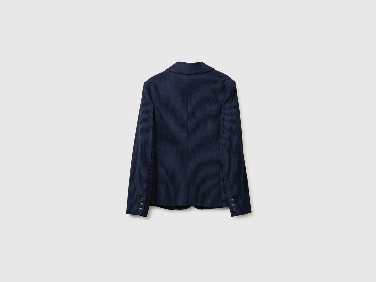 Blazer in velluto a costine