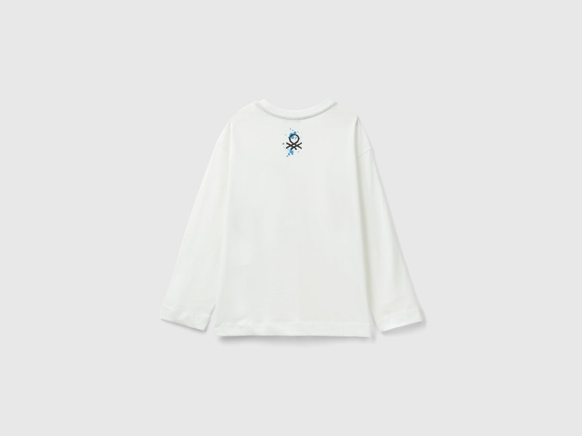 T-shirt con taschino in cotone bio