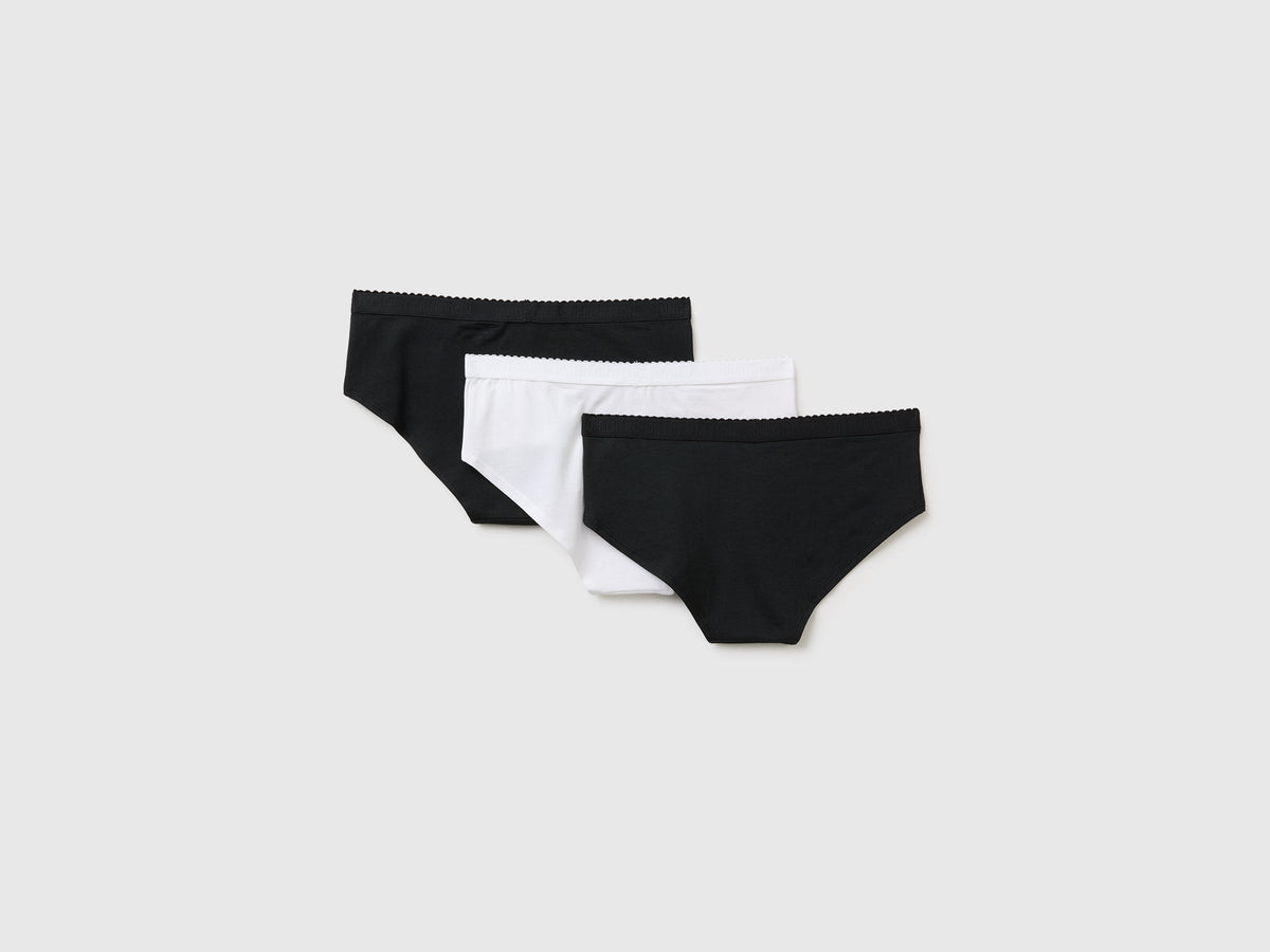 Tre slip con elastico logato