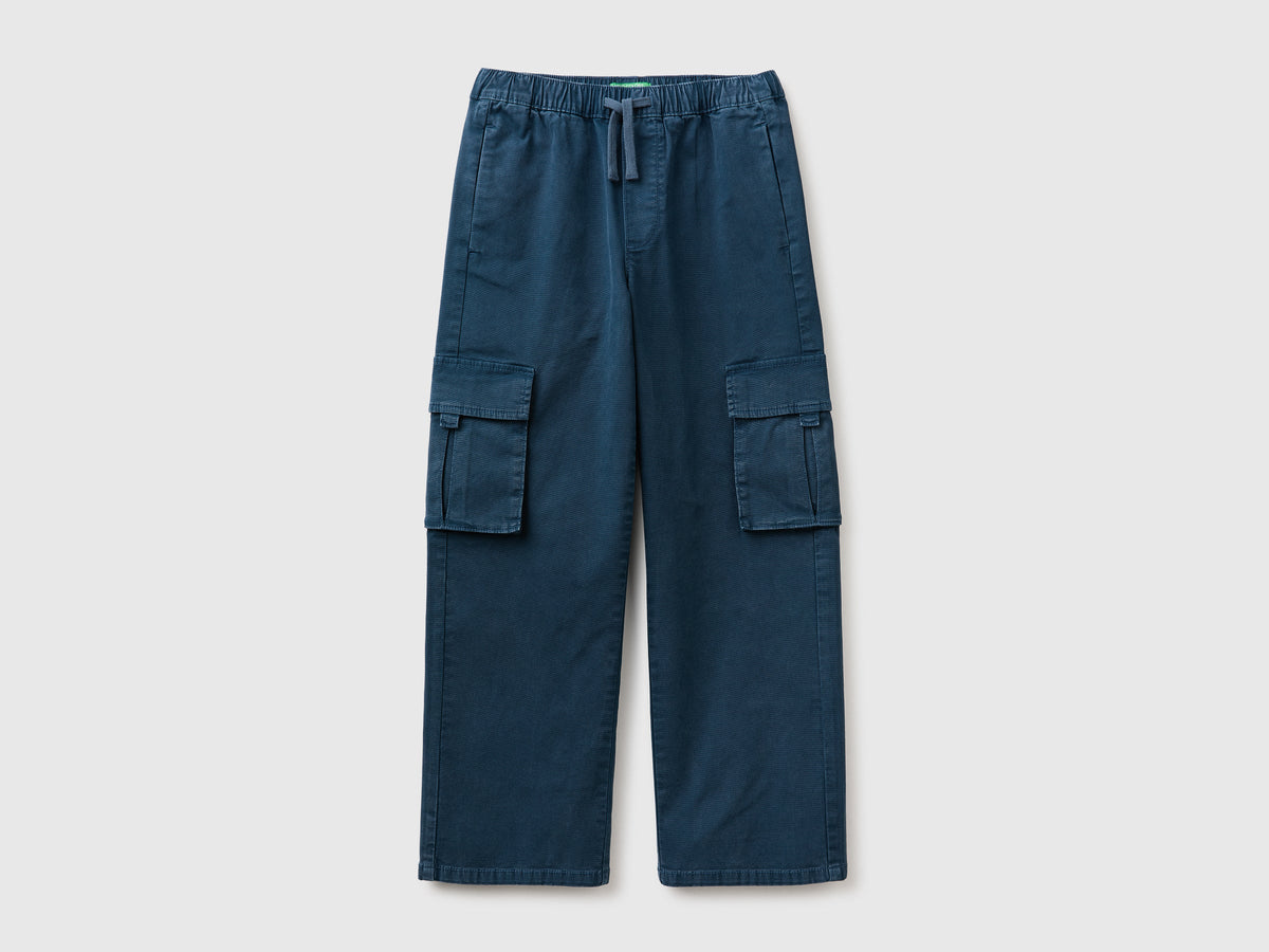 Pantaloni cargo con coulisse