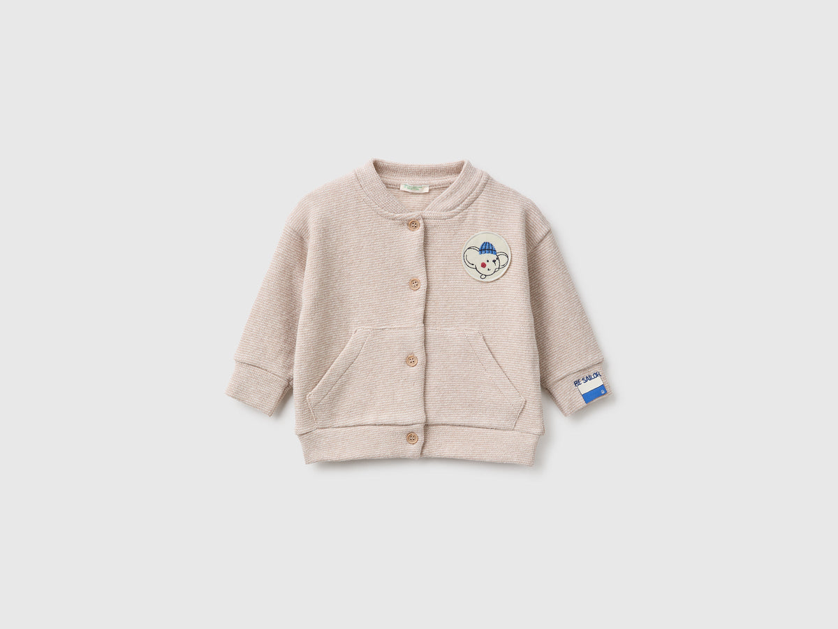Felpa stile bomber