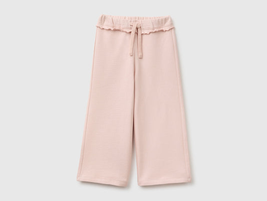 Pantaloni in felpa con rouches
