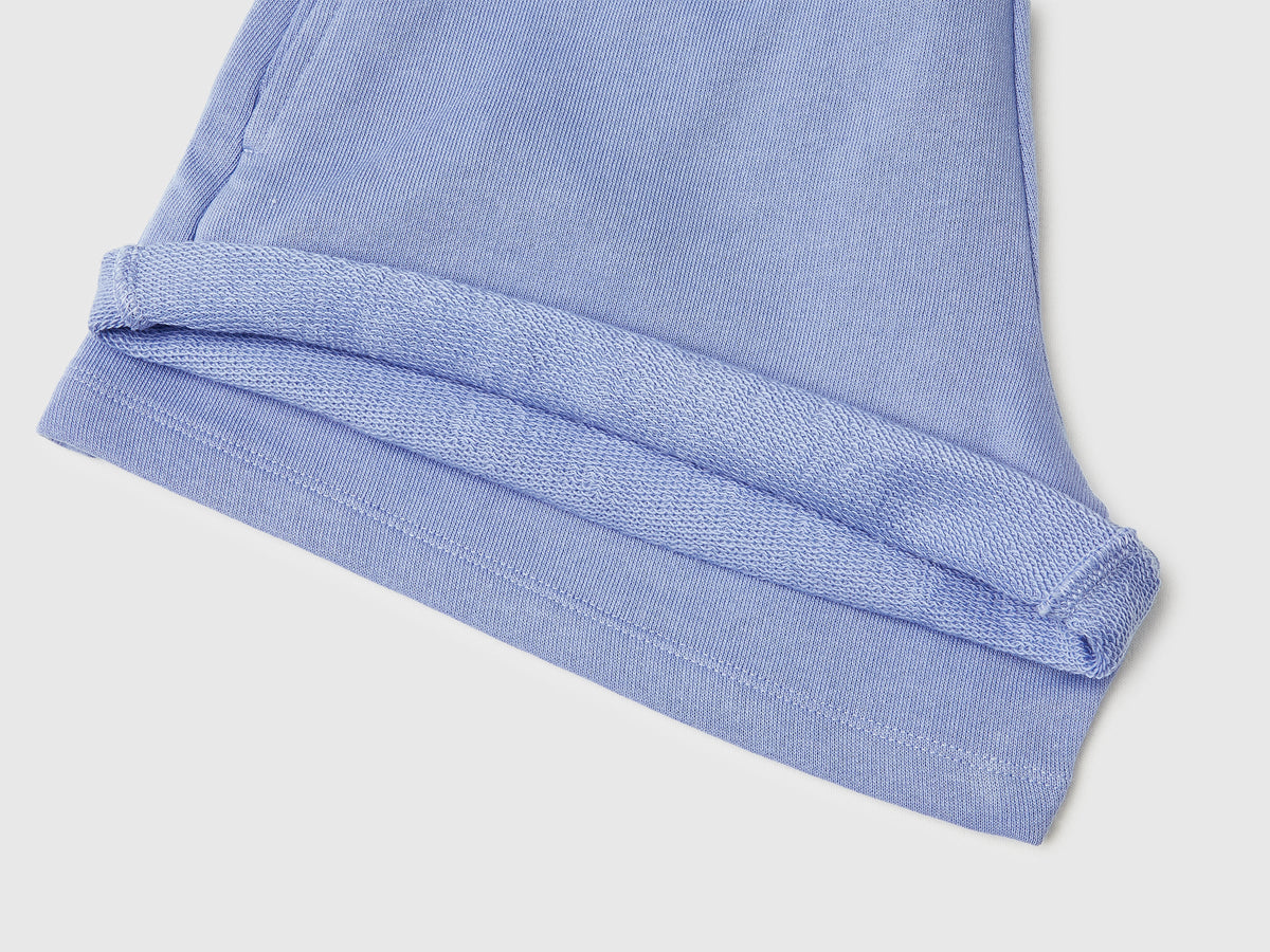 Shorts in felpa con coulisse