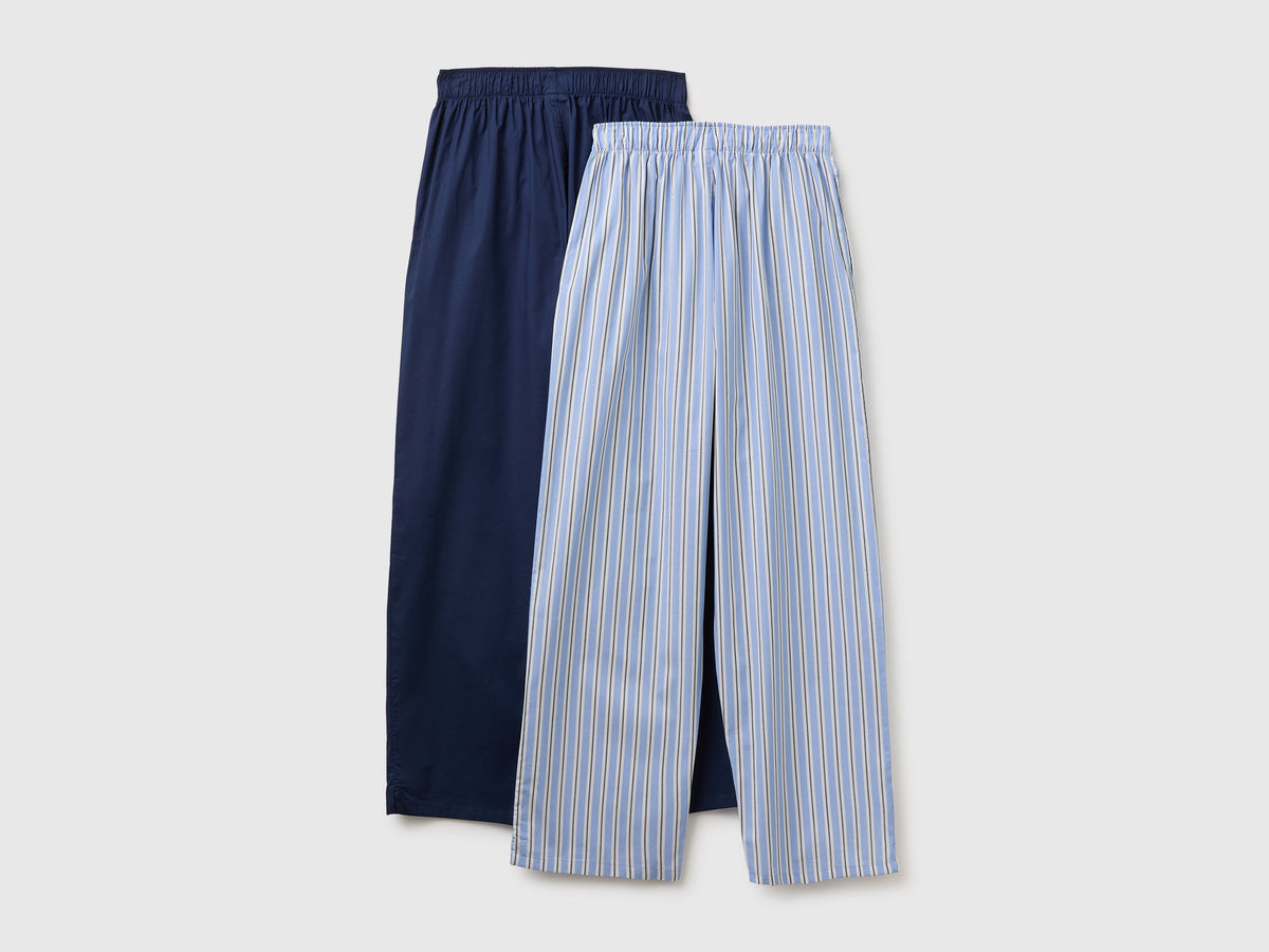 Due pantaloni da pigiama 100% cotone
