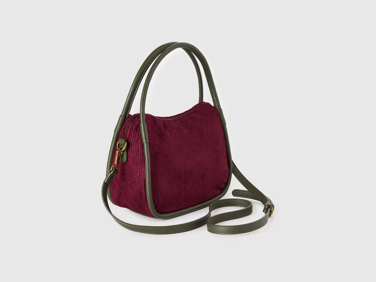 Borsa a spalla in velluto