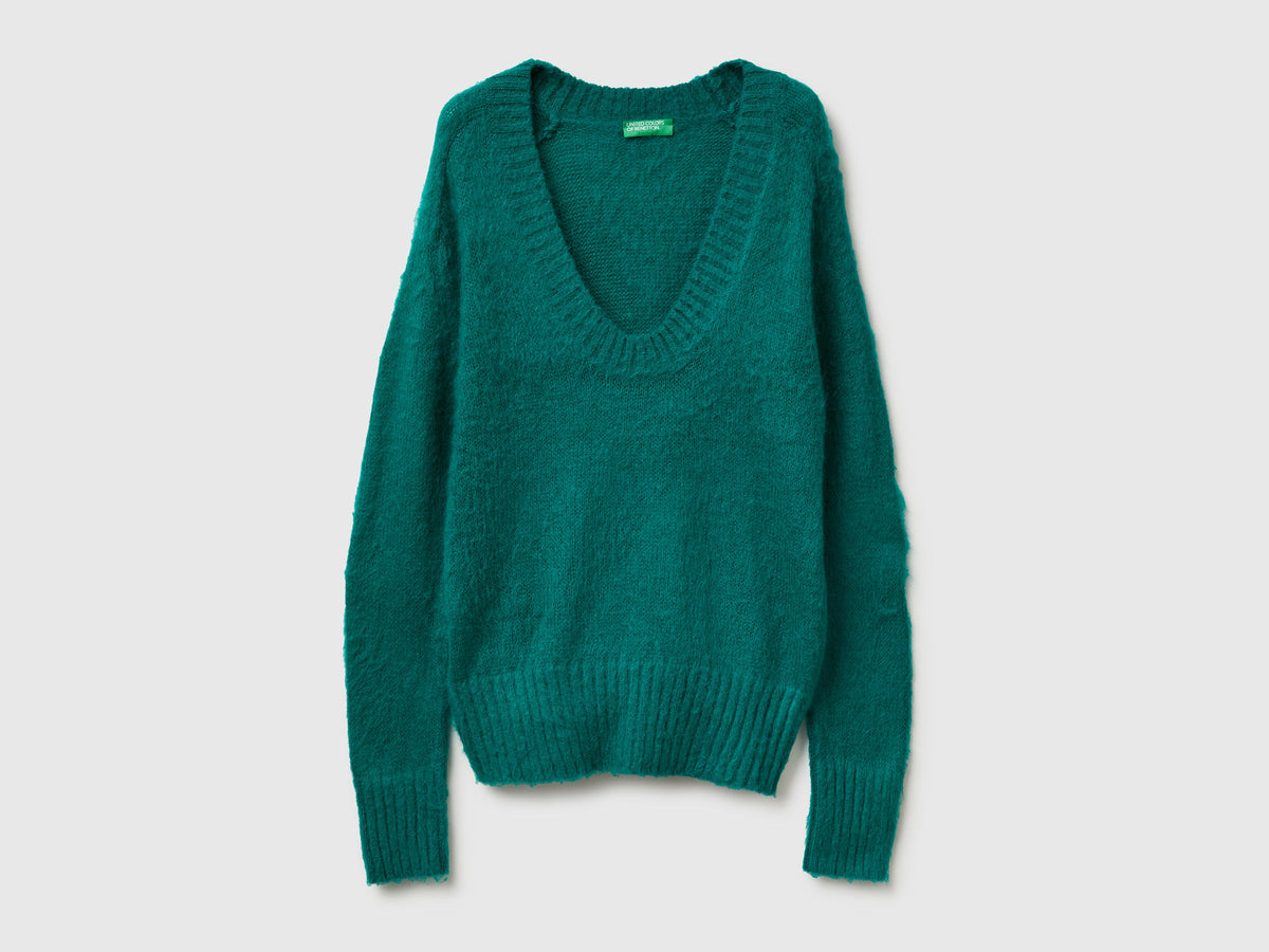 Calda maglia in misto mohair