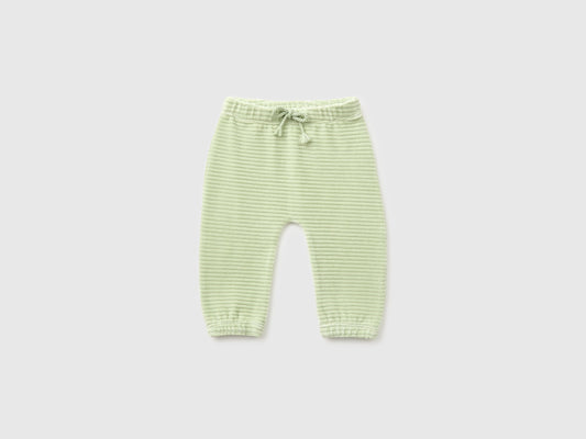 Pantaloni in ciniglia con ricamo dietro