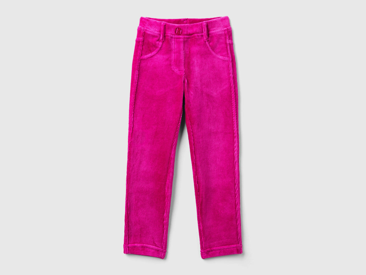 Pantaloni in ciniglia a costine