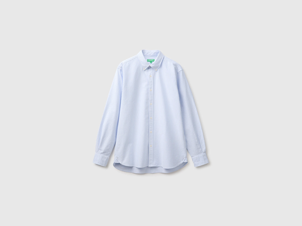 Camicia a righe button down