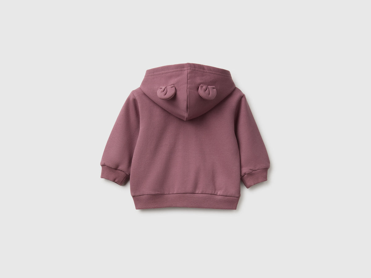 Felpa con zip e cappuccio