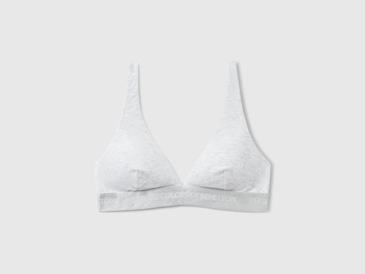 Reggiseno a triangolo in cotone stretch
