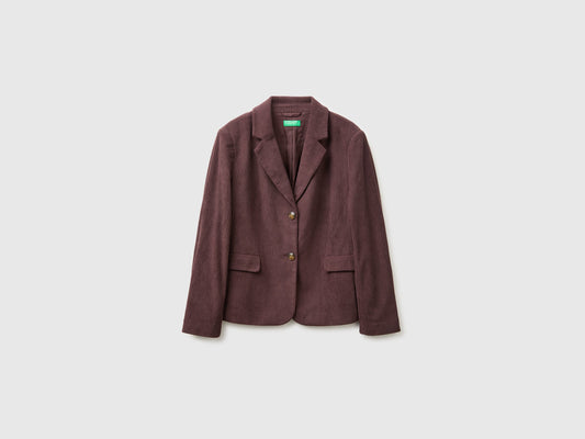 Blazer in velluto a costine