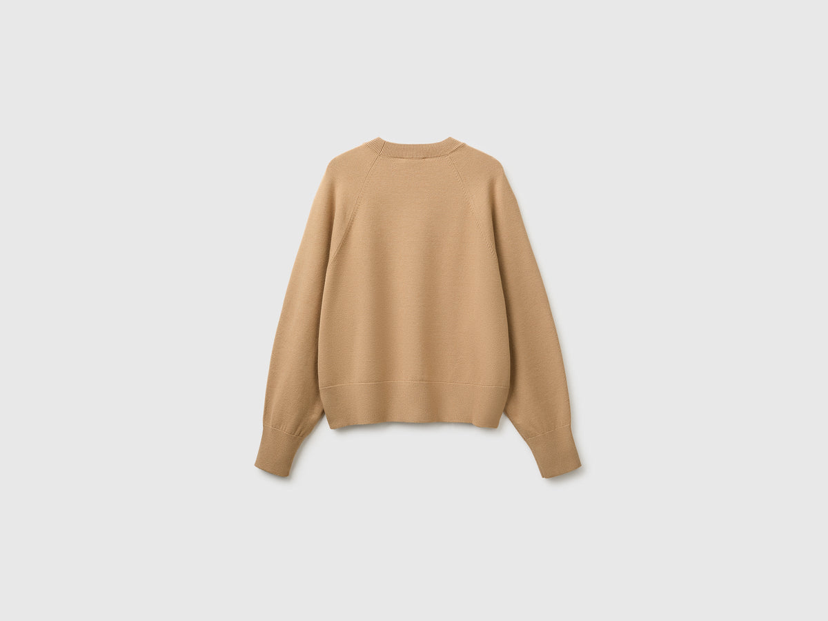 Maglia con manica a palloncino