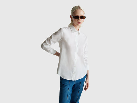 Camicia regular fit in cotone leggero