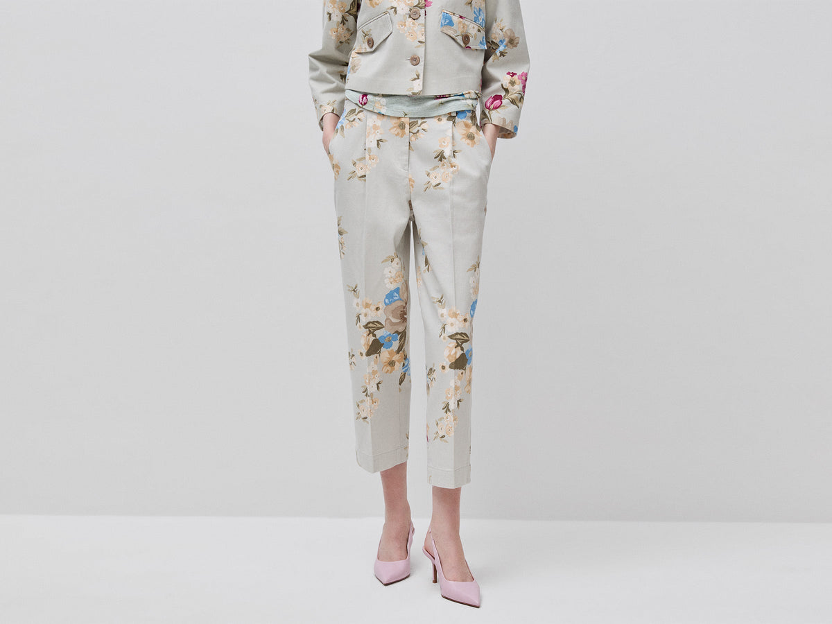 Pantaloni a fiori