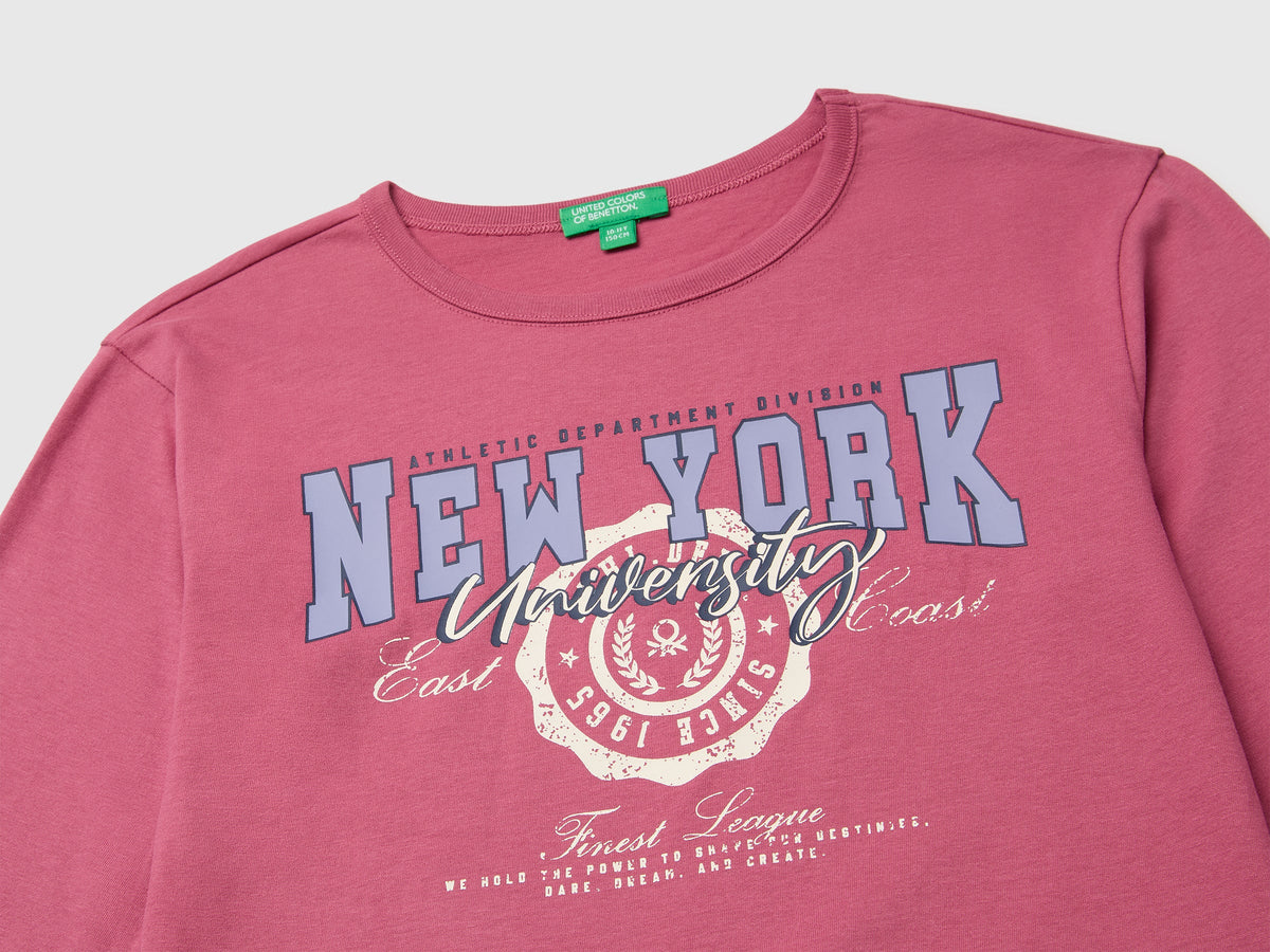 T-shirt 100% cotone bio con stampa