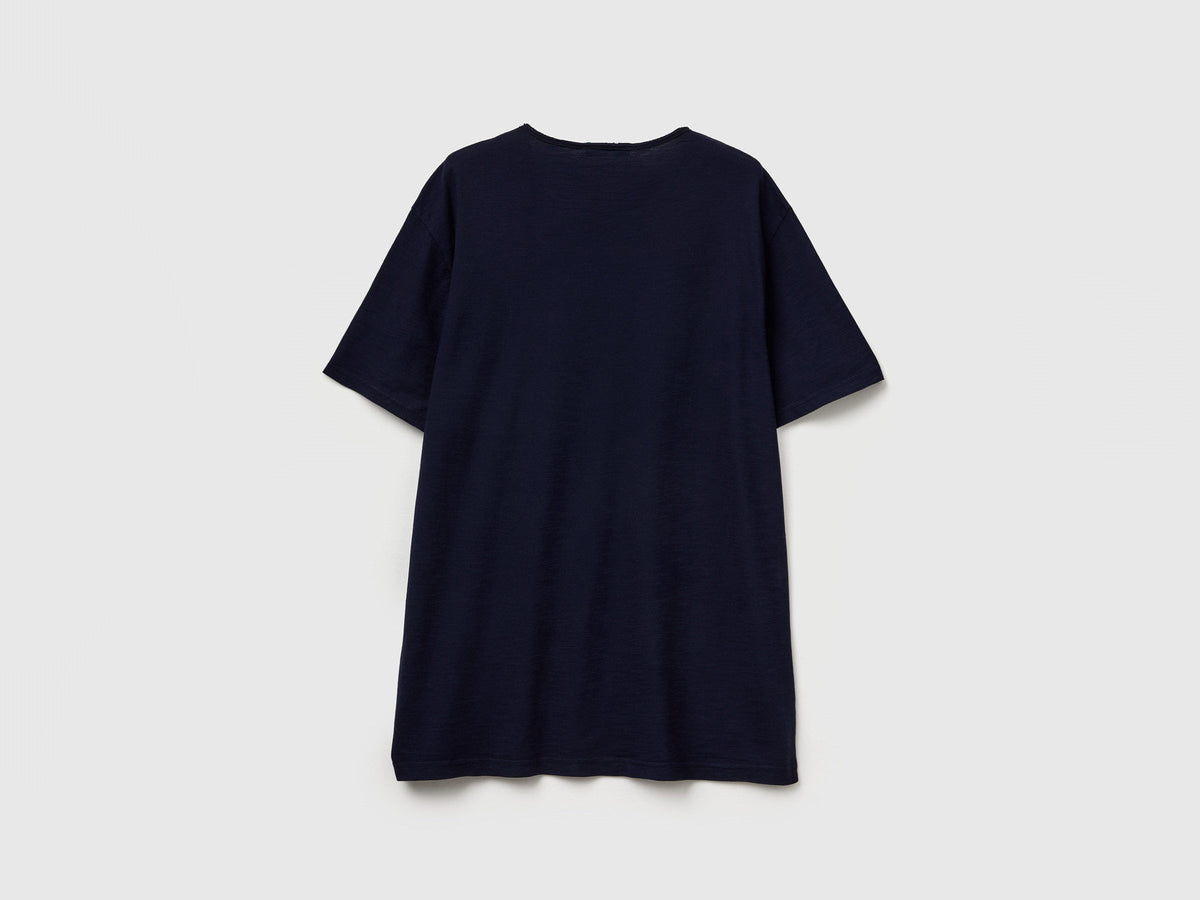T-shirt in cotone fiammato