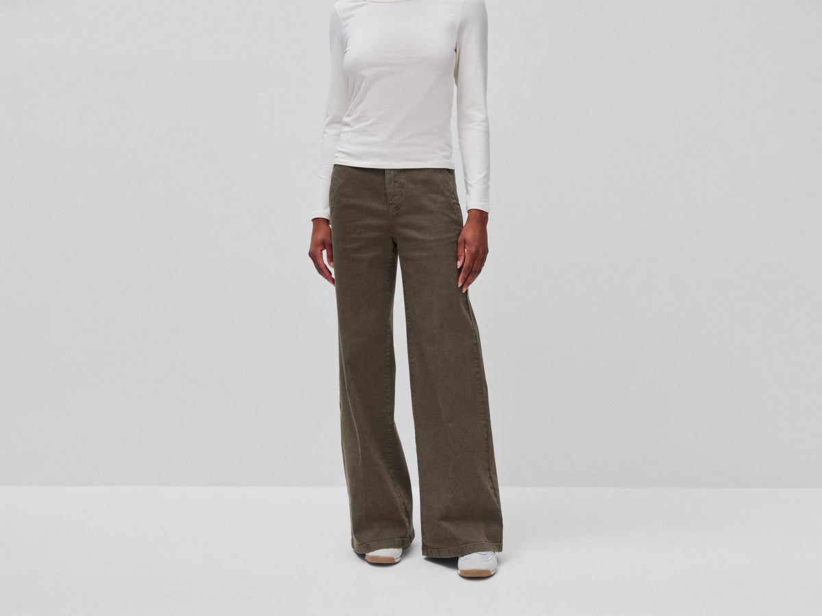Pantaloni wide leg