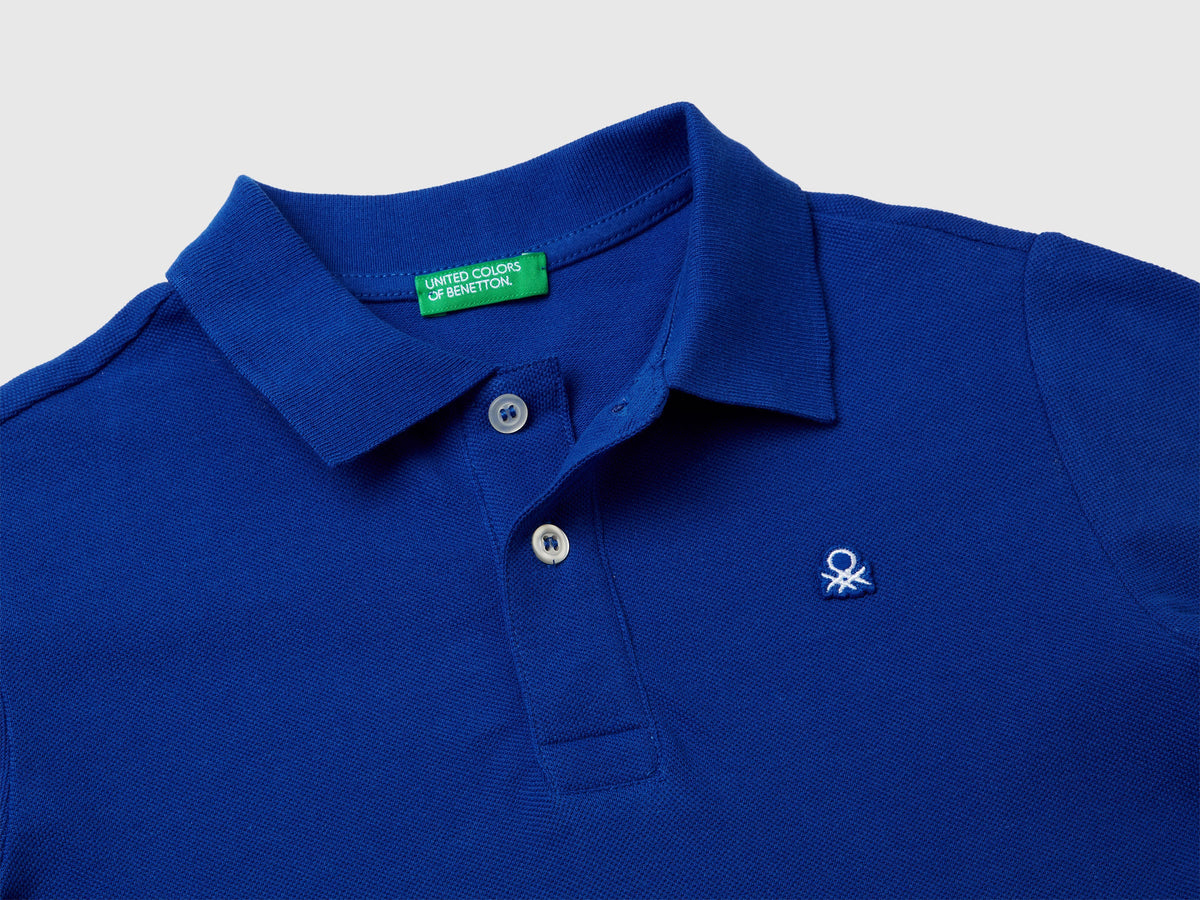 Polo manica lunga cotone