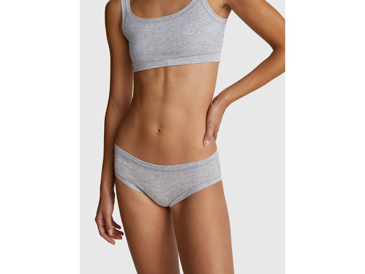 Slip fianco alto in cotone super stretch