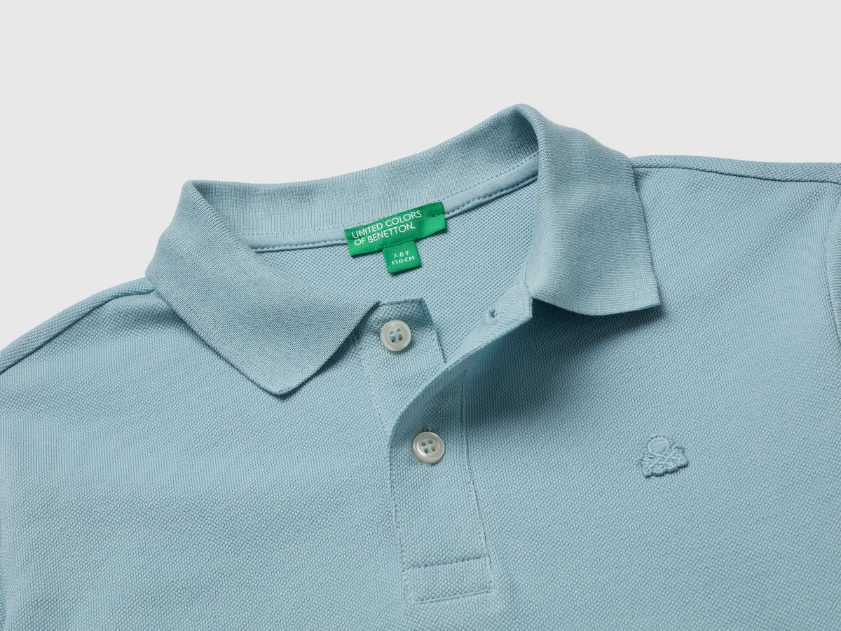 Polo manica corta in cotone bio
