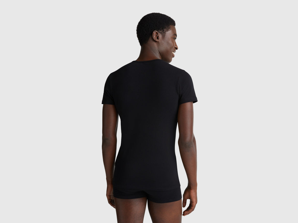 T-shirt in cotone stretch