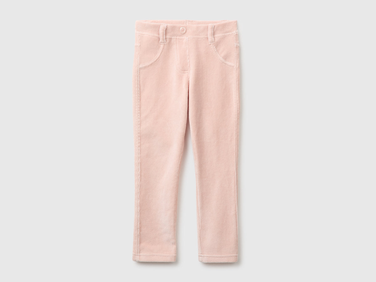 Pantaloni in ciniglia a costine