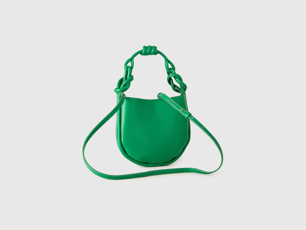 Mini borsa hobo verde