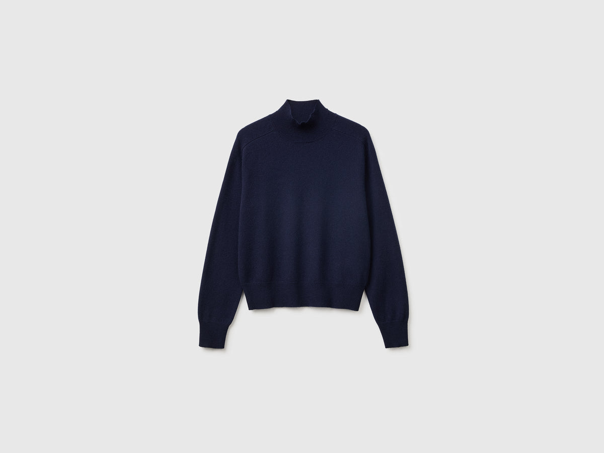 Maglia dolcevita in misto cashmere