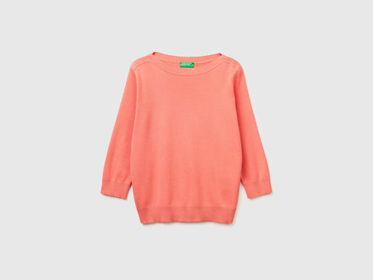 Maglia pesca con scollo a barchetta