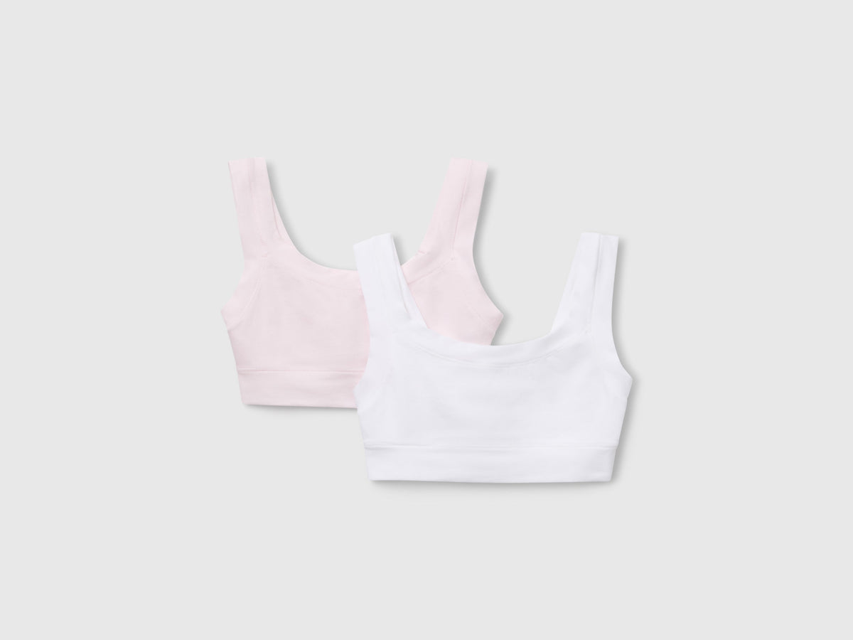 Due top in cotone super stretch