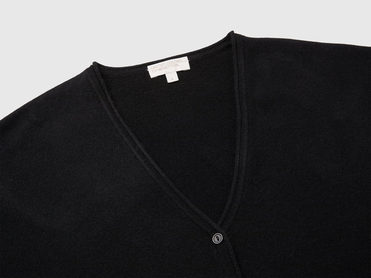 Cardigan in misto lana e cashmere