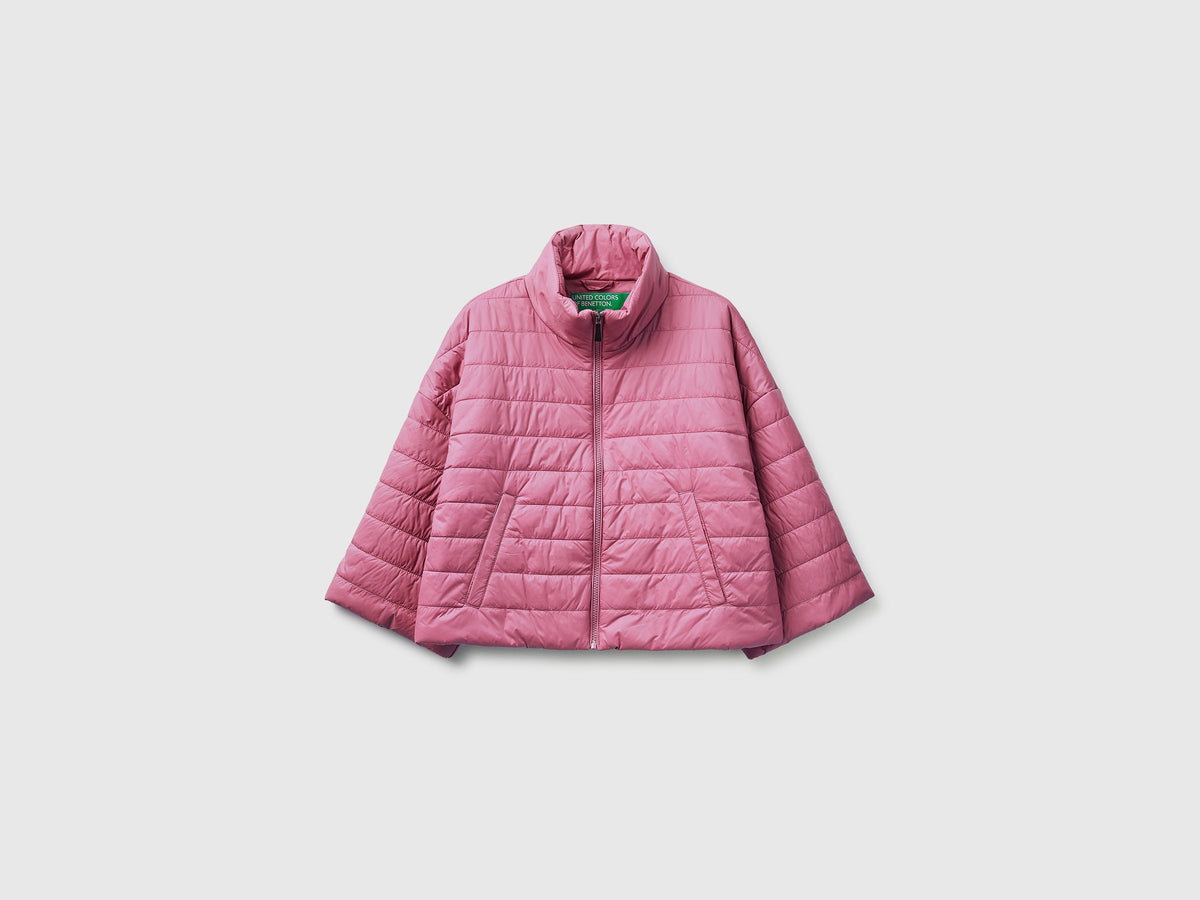 Piumino leggero con manica 3/4