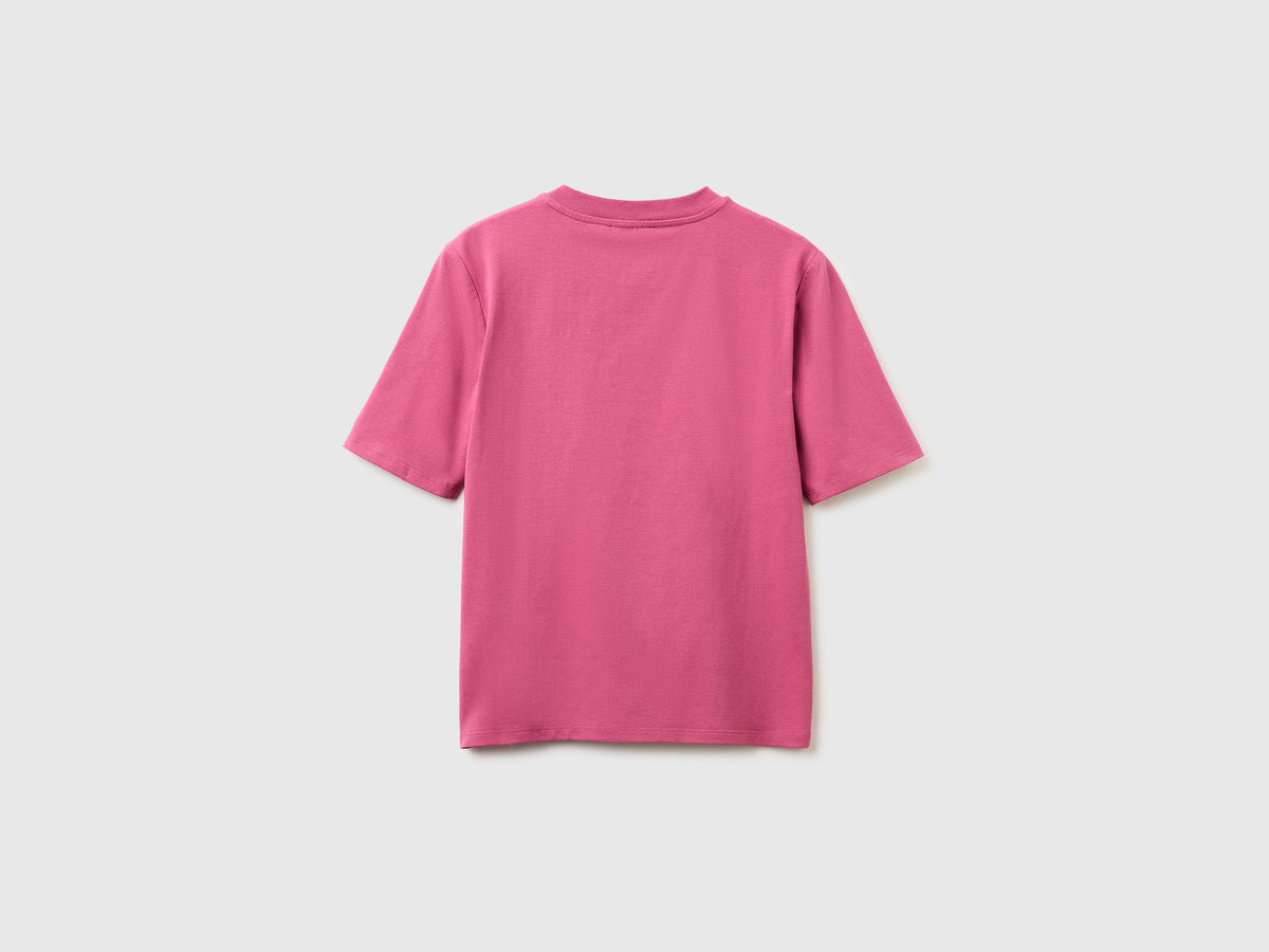 T-shirt con ricamo "amour"