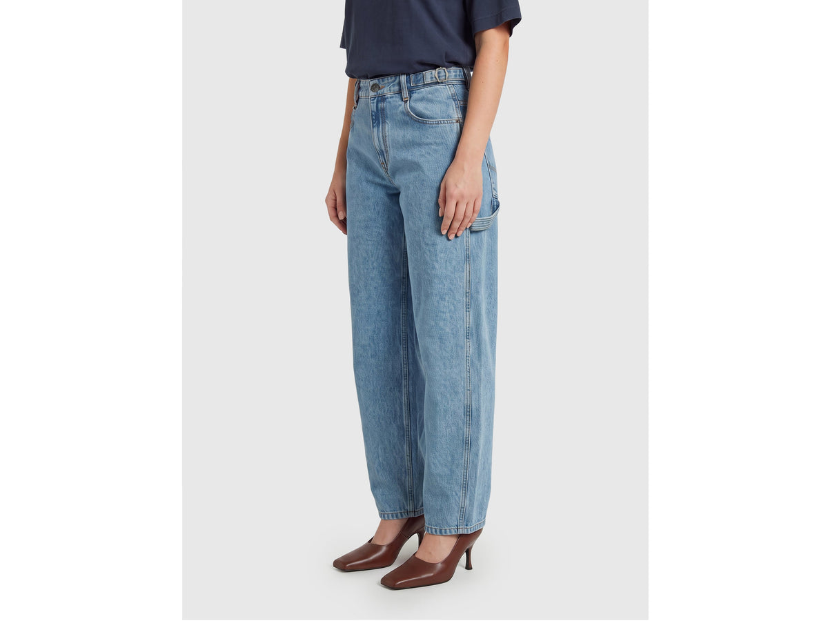 Jeans barrel fit lavaggio chiaro