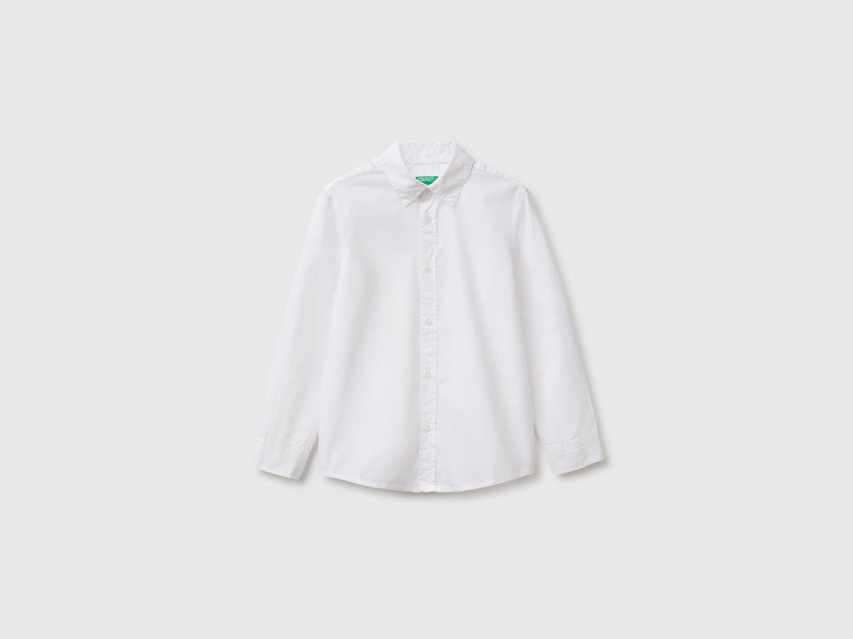 Camicia a righe 100% cotone