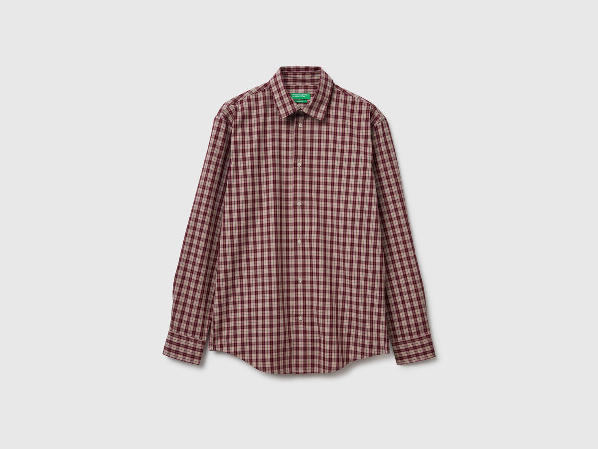 Camicia a quadri 100% cotone