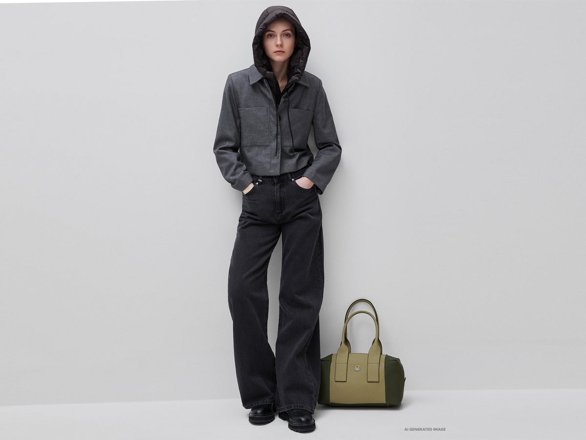 Giacca corta con tasche